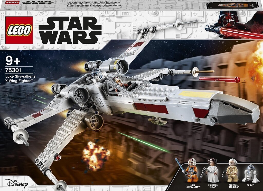 75301 LEGO® Star Wars Luke Skywalker X-Wing Unloader hinta ja tiedot | LEGOT ja rakennuslelut | hobbyhall.fi