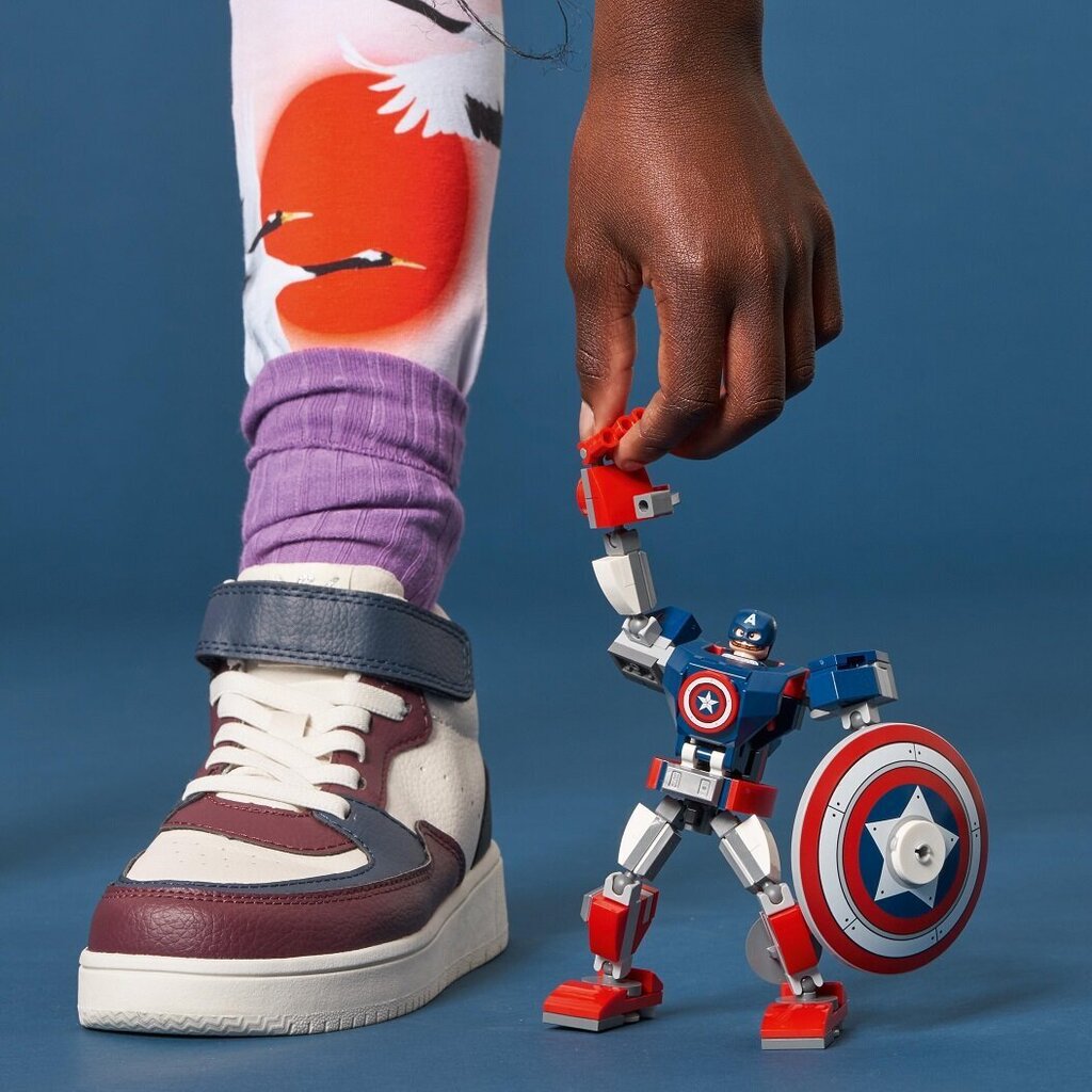 76168 LEGO® Marvel Avengers Captain America -robottihaarniska hinta ja tiedot | LEGOT ja rakennuslelut | hobbyhall.fi