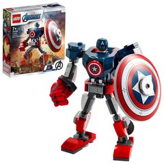 76168 LEGO® Marvel Avengers Captain America -robottihaarniska hinta ja tiedot | LEGOT ja rakennuslelut | hobbyhall.fi