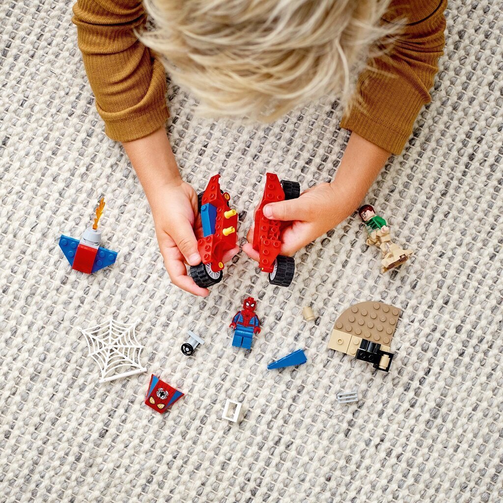 76172 LEGO® Spider-Manin ja Sandmanin välienselvittely hinta ja tiedot | LEGOT ja rakennuslelut | hobbyhall.fi
