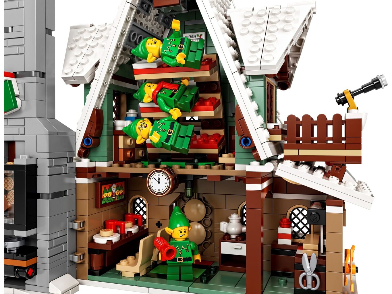 10275 LEGO® Creator Expert Joulutonttujen kerhotalo hinta ja tiedot | LEGOT ja rakennuslelut | hobbyhall.fi