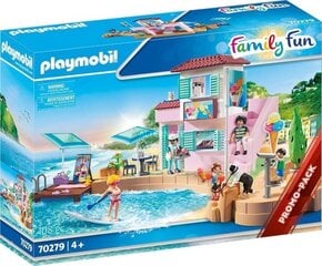 70279 Family Fun PLAYMOBIL® Beachfront Ice Cream Shop hinta ja tiedot | LEGOT ja rakennuslelut | hobbyhall.fi