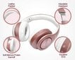 Tuinyo Bluetooth -kuulokkeet Ear Hi-Fi -stereokuulokkeiden langattomien kuulokkeiden kautta, joissa on syvät bassot, pehmeät korvan protektionistit, jotka on valmistettu muistiproteiinista, sisäänrakennettu mikrofonikaapeli PC/Televisio-Rose Gold hinta ja tiedot | Kuulokkeet | hobbyhall.fi