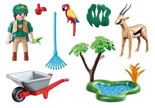 70295 PLAYMOBIL® Family Fun eläintarhan työntekijä hinta ja tiedot | LEGOT ja rakennuslelut | hobbyhall.fi