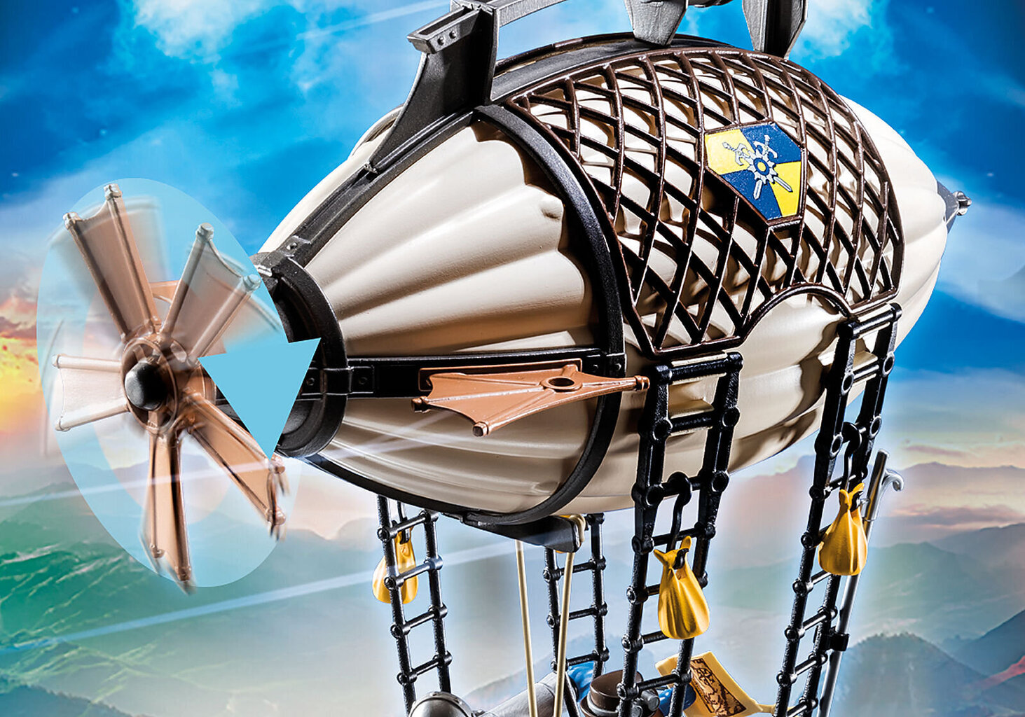 70642 PLAYMOBIL® Novelmore Knights -ilmalaiva hinta ja tiedot | LEGOT ja rakennuslelut | hobbyhall.fi