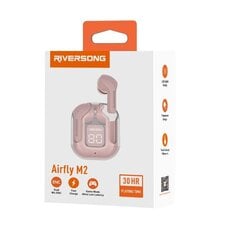 Riversong Bluetooth-kuulokkeet AirFly M2 TWS pinkki EA233 hinta ja tiedot | Kuulokkeet | hobbyhall.fi