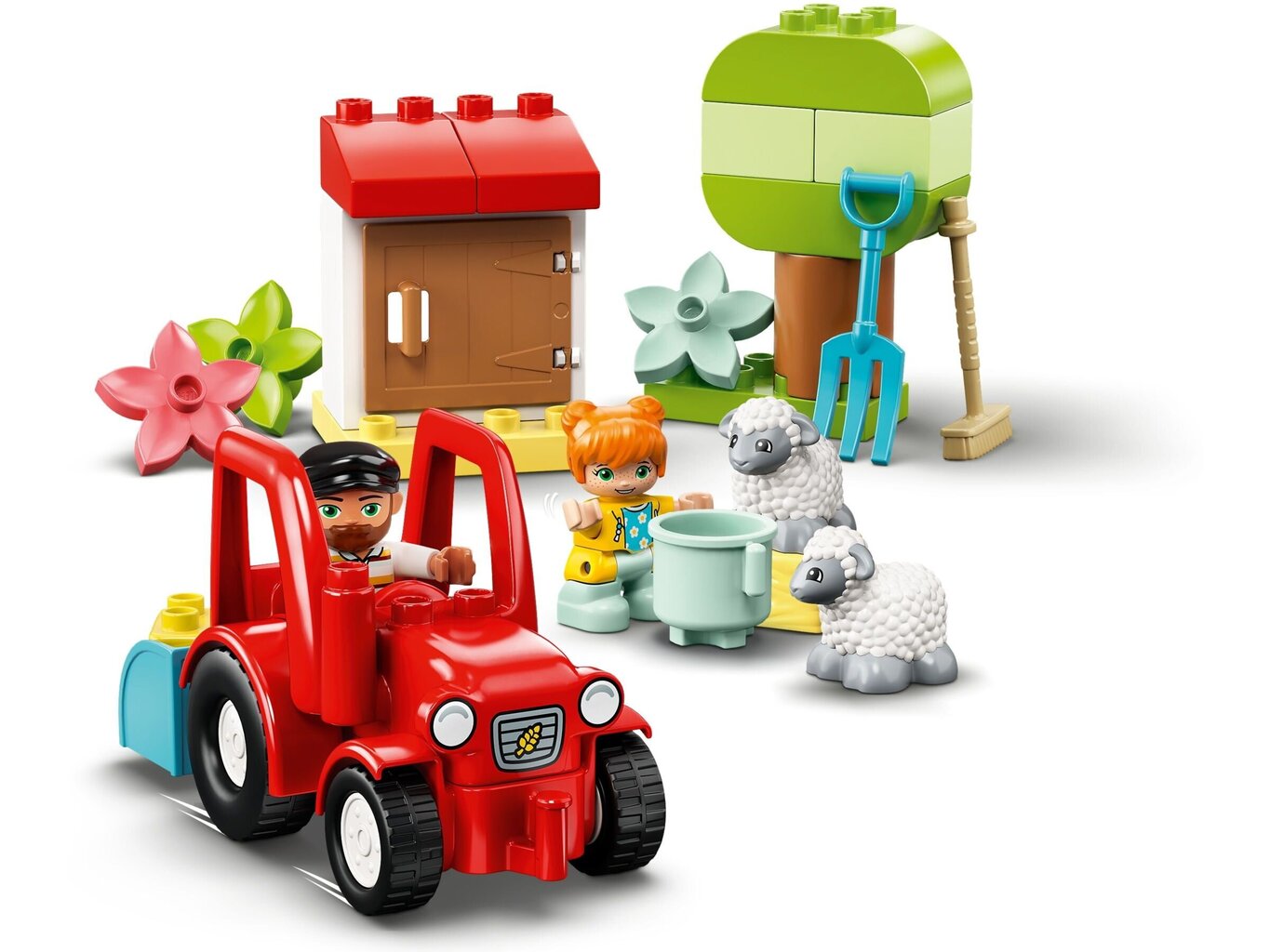 10950 LEGO® Maatilan traktori ja hoitoeläimet hinta ja tiedot | LEGOT ja rakennuslelut | hobbyhall.fi