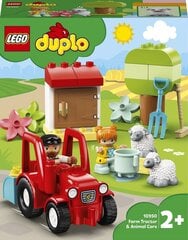 10950 LEGO® Maatilan traktori ja hoitoeläimet hinta ja tiedot | LEGOT ja rakennuslelut | hobbyhall.fi