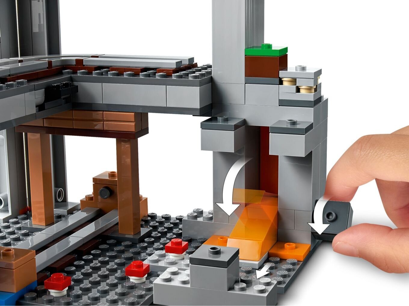 21164 LEGO® Minecraft Koralliriutta hinta ja tiedot | LEGOT ja rakennuslelut | hobbyhall.fi