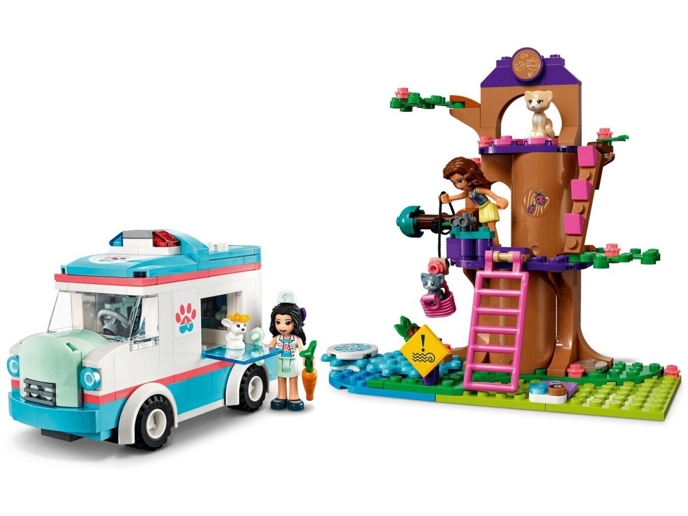 41445 LEGO® Eläinsairaalan ambulanssi hinta ja tiedot | LEGOT ja rakennuslelut | hobbyhall.fi