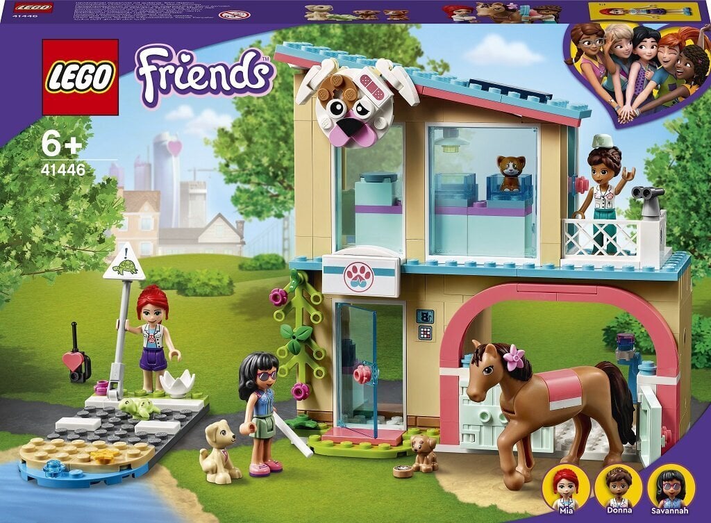 41446 LEGO® Friends Heartlake Cityn eläinsairaala hinta ja tiedot | LEGOT ja rakennuslelut | hobbyhall.fi