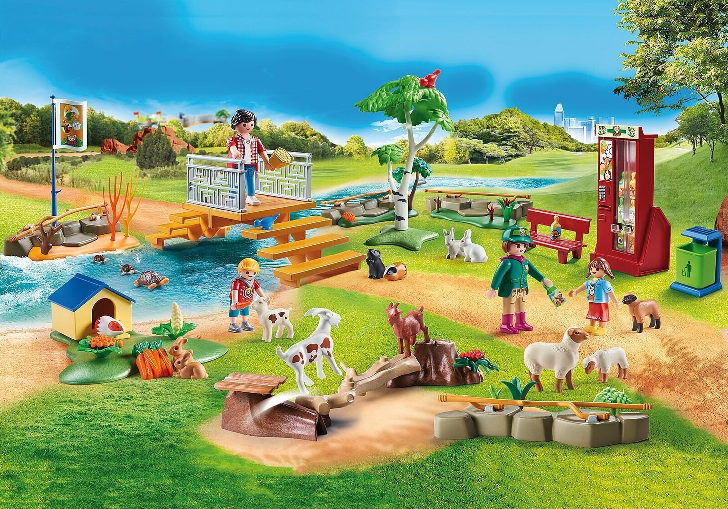 70342 PLAYMOBIL® Family Fun Eläintarha hinta ja tiedot | LEGOT ja rakennuslelut | hobbyhall.fi