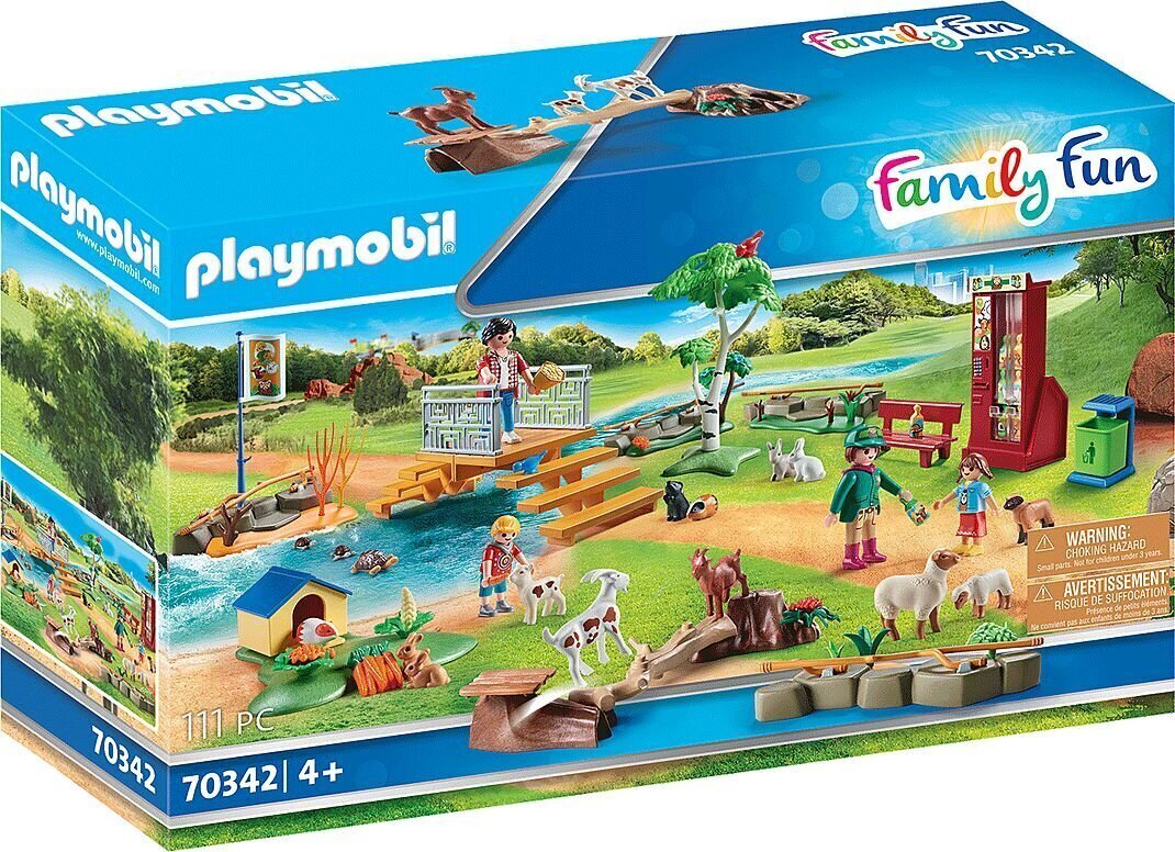 70342 PLAYMOBIL® Family Fun Eläintarha hinta ja tiedot | LEGOT ja rakennuslelut | hobbyhall.fi