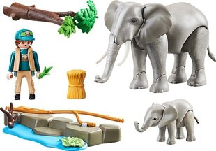 70324 PLAYMOBIL® Family Fun Elefanttiperhe hinta ja tiedot | LEGOT ja rakennuslelut | hobbyhall.fi