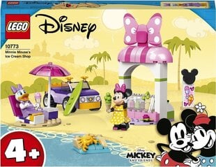 10773 LEGO® Disney Mickey & Friends Minnie Mouse jäätelökauppa hinta ja tiedot | LEGOT ja rakennuslelut | hobbyhall.fi