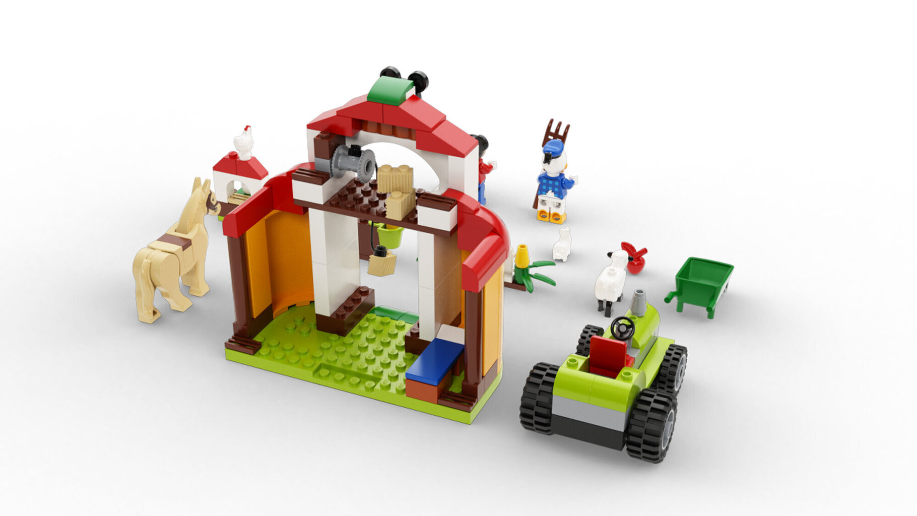 10775 LEGO® Mickey & Friends Mikki Hiiri ja Aku Ankka Farmi hinta ja tiedot | LEGOT ja rakennuslelut | hobbyhall.fi