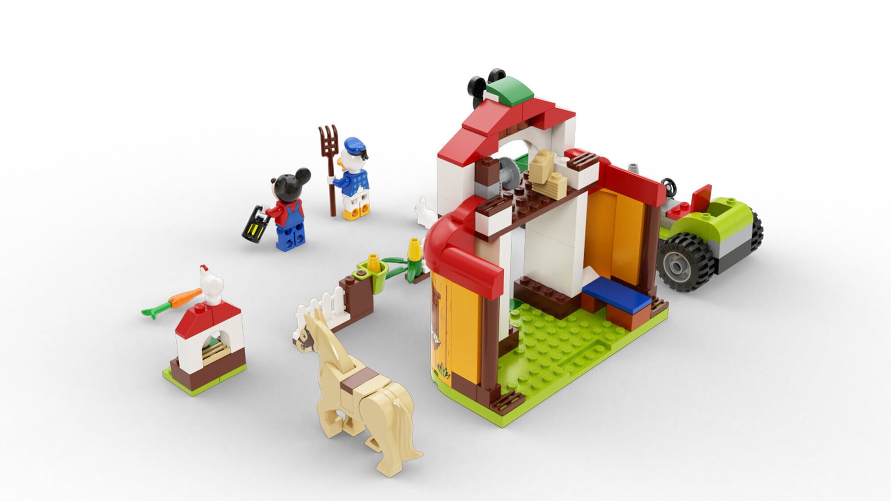 10775 LEGO® Mickey & Friends Mikki Hiiri ja Aku Ankka Farmi hinta ja tiedot | LEGOT ja rakennuslelut | hobbyhall.fi