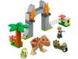 10939 LEGO® DUPLO T. rexin ja Triceratops-dinosauruksen pako hinta ja tiedot | LEGOT ja rakennuslelut | hobbyhall.fi