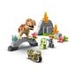 10939 LEGO® DUPLO T. rexin ja Triceratops-dinosauruksen pako hinta ja tiedot | LEGOT ja rakennuslelut | hobbyhall.fi