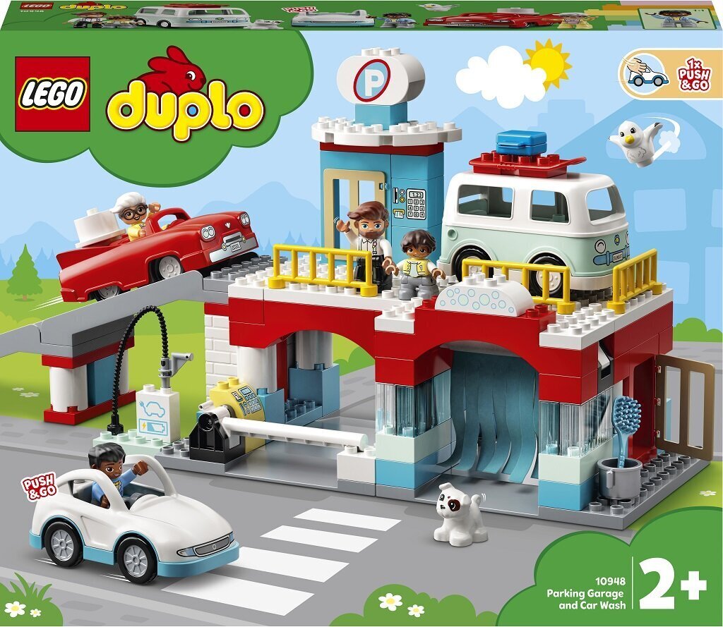 10948 LEGO® DUPLO Pysäköinti ja autopesu hinta | hobbyhall.fi