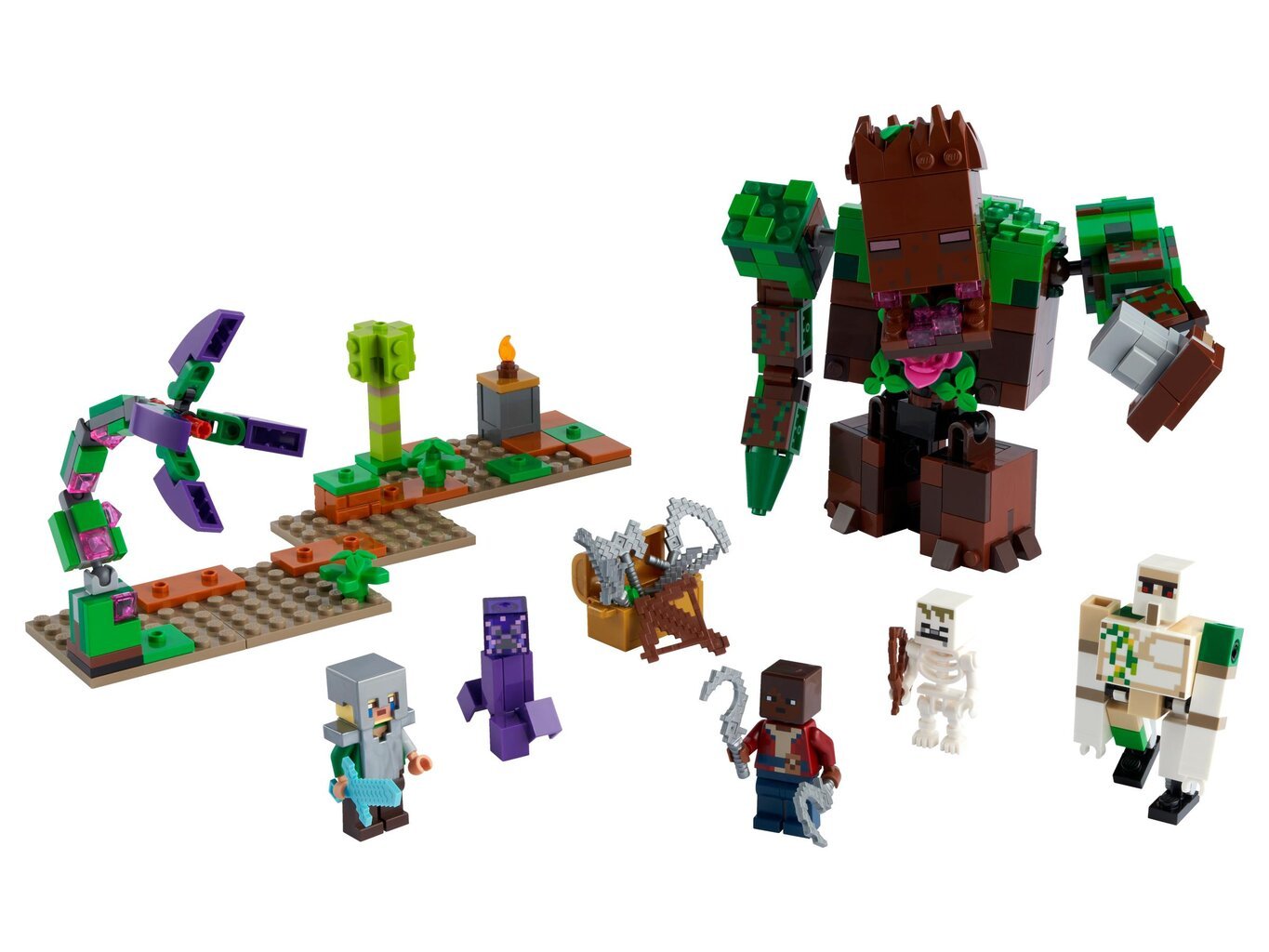 21176 LEGO® Minecraft Jungle Anomalia hinta ja tiedot | LEGOT ja rakennuslelut | hobbyhall.fi