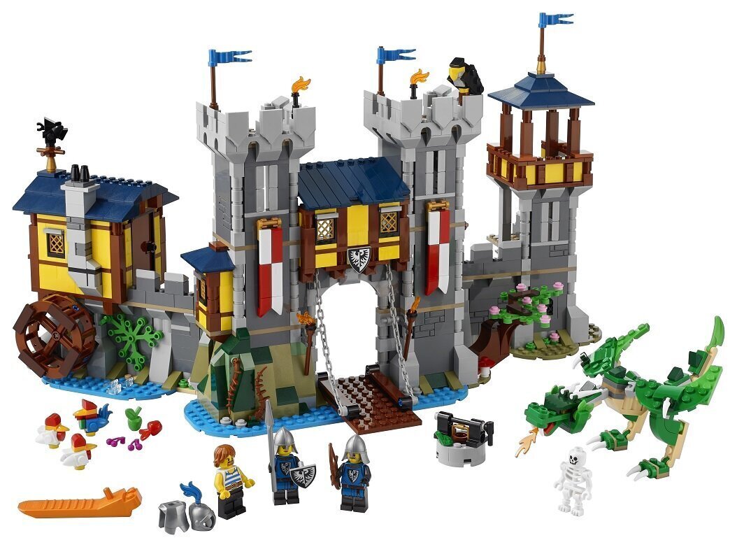 31120 LEGO® Creator Keskiaikainen linna hinta ja tiedot | LEGOT ja rakennuslelut | hobbyhall.fi