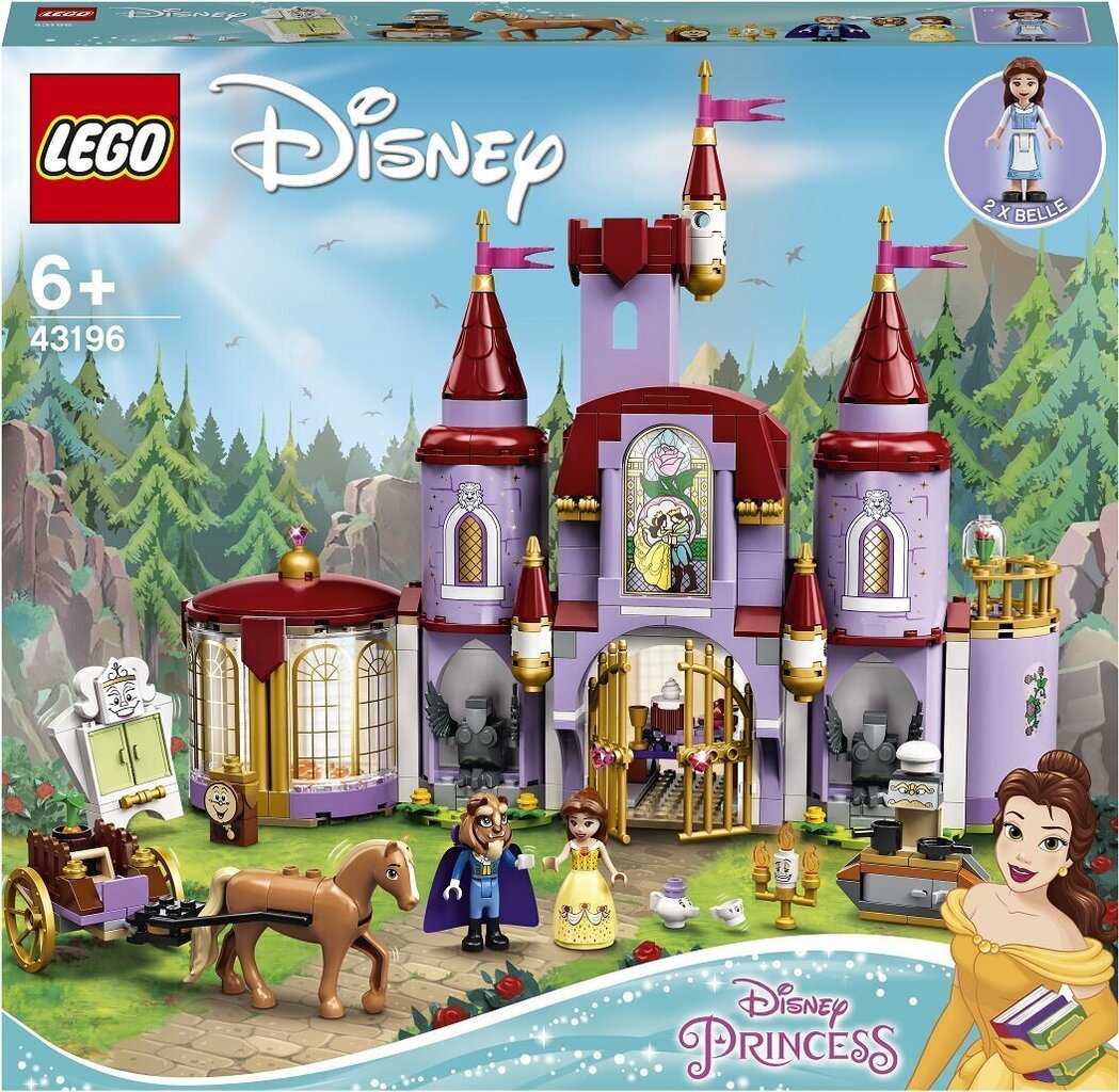 43196 LEGO® | Disney Princess Bellan ja pedon linna hinta ja tiedot | LEGOT ja rakennuslelut | hobbyhall.fi