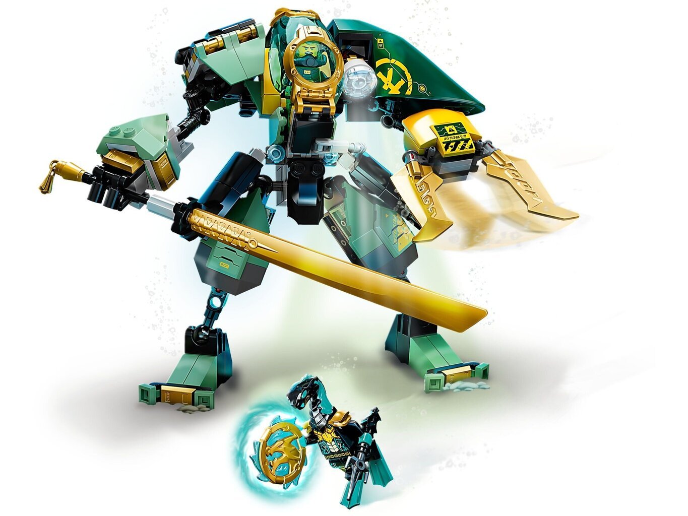 71750 LEGO® NINJAGO Lloydin vesirobotti hinta ja tiedot | LEGOT ja rakennuslelut | hobbyhall.fi