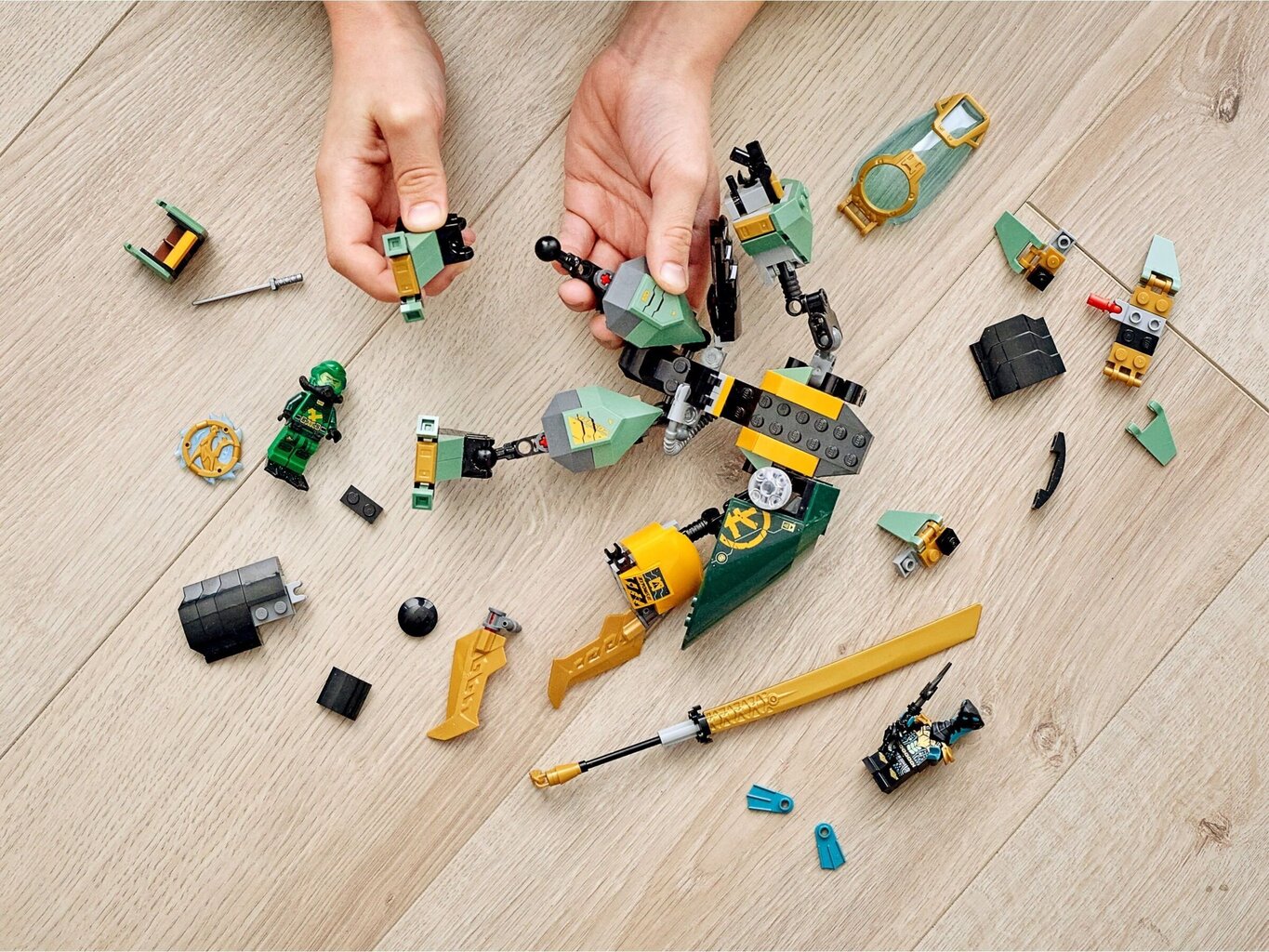 71750 LEGO® NINJAGO Lloydin vesirobotti hinta ja tiedot | LEGOT ja rakennuslelut | hobbyhall.fi