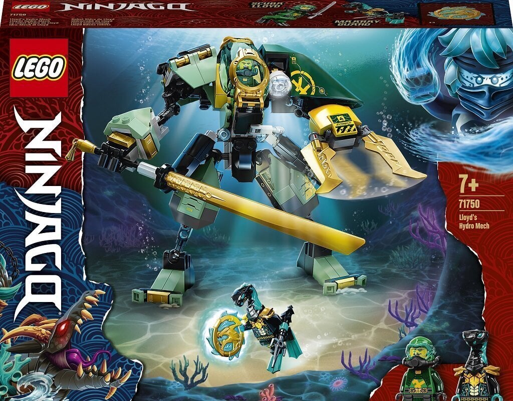 71750 LEGO® NINJAGO Lloydin vesirobotti hinta ja tiedot | LEGOT ja rakennuslelut | hobbyhall.fi