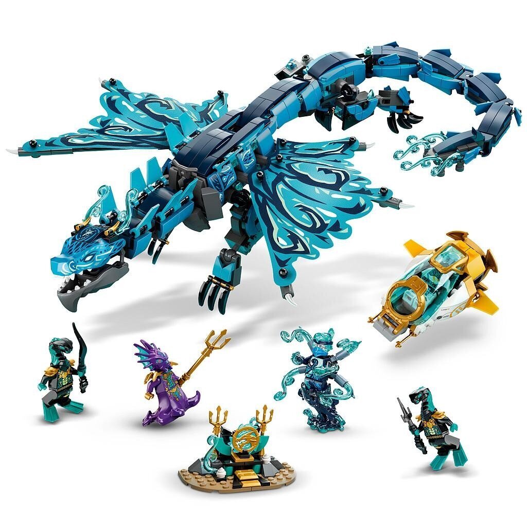 71754 LEGO® NINJAGO Vesilohikäärme hinta ja tiedot | LEGOT ja rakennuslelut | hobbyhall.fi