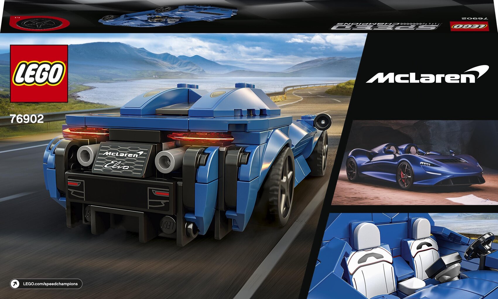 76902 LEGO® Speed Champions McLaren Elva hinta ja tiedot | LEGOT ja rakennuslelut | hobbyhall.fi