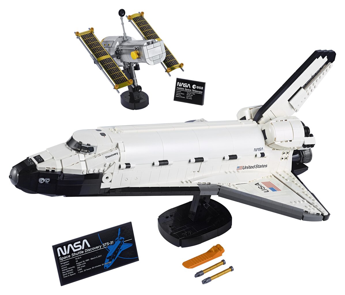 10283 LEGO® Icons Nasan Discovery-avaruussukkula hinta ja tiedot | LEGOT ja rakennuslelut | hobbyhall.fi