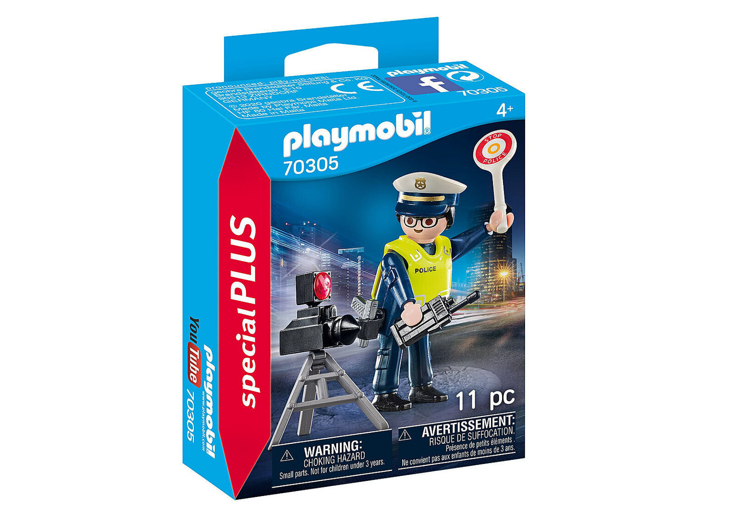 70305 PLAYMOBIL® Special Plus -poliisi nopeuskameralla hinta ja tiedot | LEGOT ja rakennuslelut | hobbyhall.fi