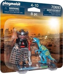 70693 PLAYMOBIL® Duo Pack Velociraptor ja dinosaurusten pyydystäjä. hinta ja tiedot | LEGOT ja rakennuslelut | hobbyhall.fi