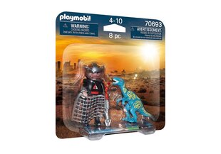 70693 PLAYMOBIL® Duo Pack Velociraptor ja dinosaurusten pyydystäjä. hinta ja tiedot | LEGOT ja rakennuslelut | hobbyhall.fi