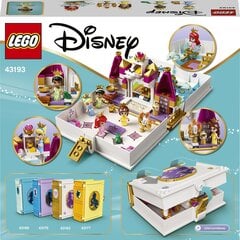 43193 LEGO® Disney Princess Arielin, Bellen, Tuhkimon ja Tianan satukirjaseikkailu hinta ja tiedot | LEGOT ja rakennuslelut | hobbyhall.fi