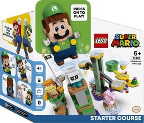 71387 LEGO® Super Mario Seikkailut Luigin kanssa -aloitusrata hinta ja tiedot | LEGOT ja rakennuslelut | hobbyhall.fi