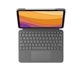 LOGITECH Combo Touch iPad Airille (4. sukupolvi) - HARMAA - US INT'L hinta ja tiedot | Näppäimistöt | hobbyhall.fi