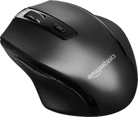 Amazonin perusteet - Ergonominen langaton hiiri - DPI Säädettävä - Musta & Gaming Mouse -levy hinta ja tiedot | Hiiret | hobbyhall.fi