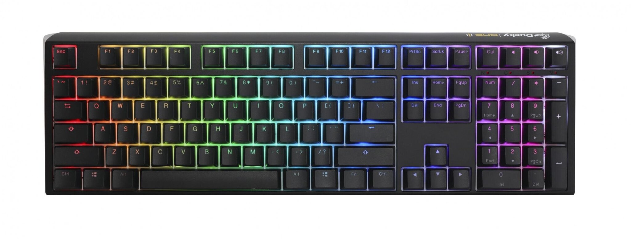 Mekaaninen näppäimistö Ducky One 3 Klassinen täysikokoinen Hotswap Cherry MX Clear, RGB, PBT-näppäimet hinta ja tiedot | Näppäimistöt | hobbyhall.fi