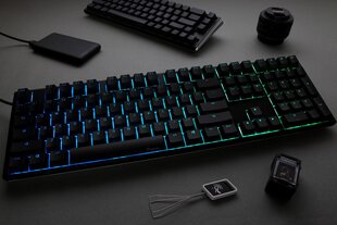 Mekaaninen näppäimistö Ducky One 3 Klassinen täysikokoinen Hotswap Cherry MX Red, RGB, PBT-näppäimet hinta ja tiedot | Näppäimistöt | hobbyhall.fi