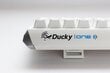 Mekaaninen näppäimistö Ducky One 3 Pure White Täysikokoinen Hotswap Cherry MX Clear, RGB, PBT-näppäimet hinta ja tiedot | Näppäimistöt | hobbyhall.fi