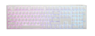 Mekaaninen näppäimistö Ducky One 3 Pure White Täysikokoinen Hotswap Cherry MX Clear, RGB, PBT-näppäimet hinta ja tiedot | Näppäimistöt | hobbyhall.fi