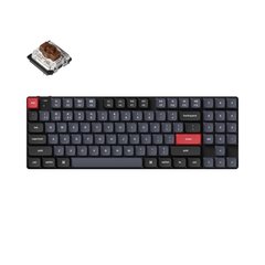 Mekaaninen näppäimistö Keychron K13 Pro TKL matalaprofiilinen Gatheron Brown -kytkin - RGB-taustavalo, alumiinirunko hinta ja tiedot | Näppäimistöt | hobbyhall.fi