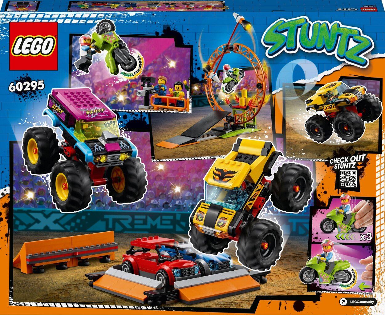 60295 LEGO® City Arena Stunt Show hinta ja tiedot | LEGOT ja rakennuslelut | hobbyhall.fi