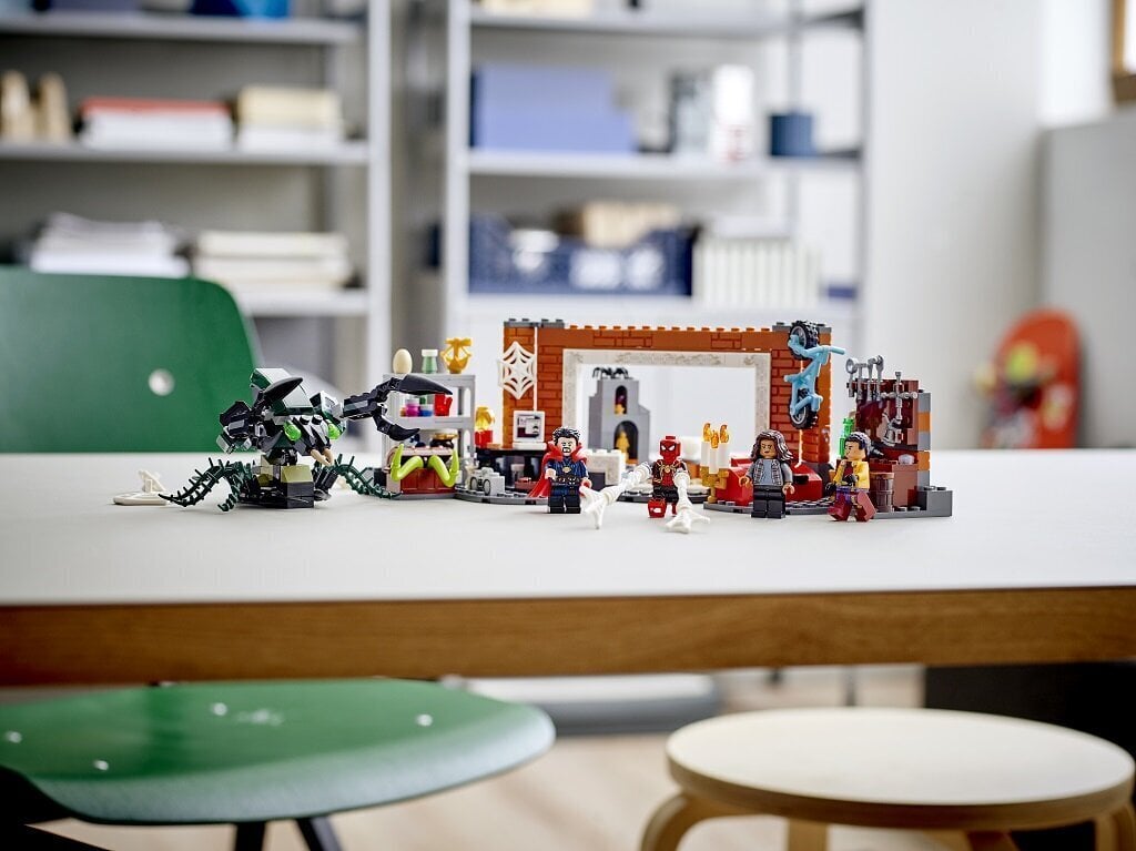 76185 LEGO® Spider-Man Sanctum-tukikohdan työpajalla hinta ja tiedot | LEGOT ja rakennuslelut | hobbyhall.fi