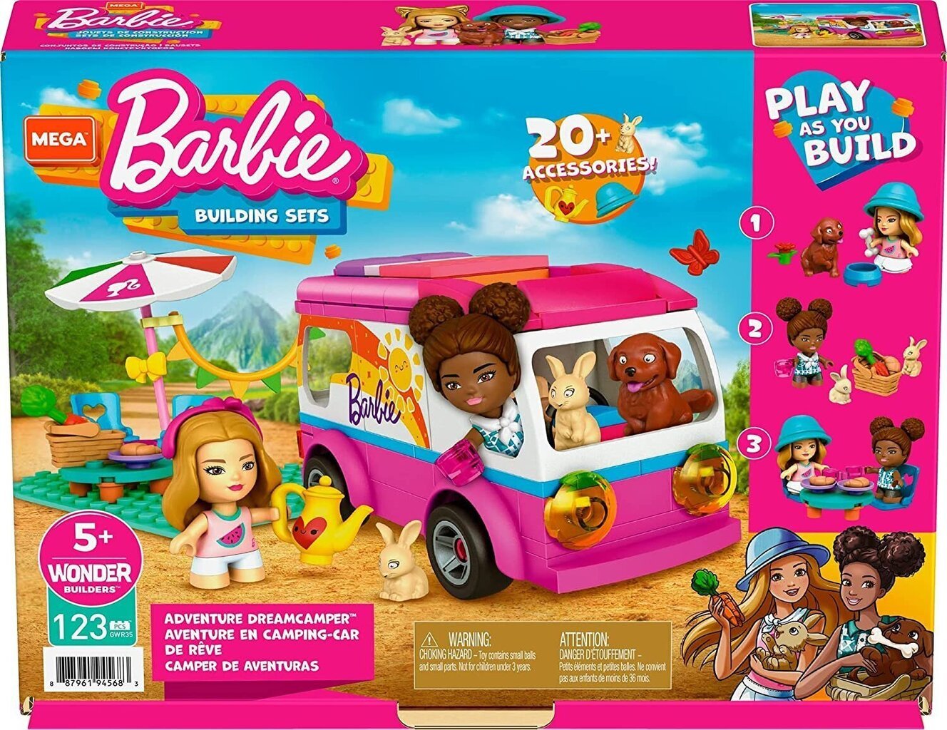 Mega Construx Barbie Dream Camper -setti hinta ja tiedot | LEGOT ja rakennuslelut | hobbyhall.fi