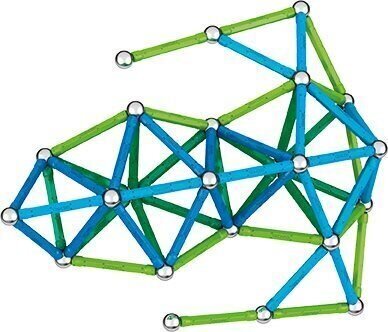 Magneettinen rakennussetti Geomag Classic Green Line, 142 yksityiskohtaa. hinta ja tiedot | LEGOT ja rakennuslelut | hobbyhall.fi