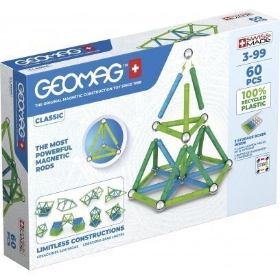 Geomag Classic Green Line 60 -magneettirakennussarja hinta ja tiedot | LEGOT ja rakennuslelut | hobbyhall.fi